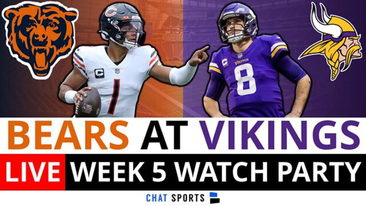 LIVE: Chicago Bears vs. Minnesota Vikings Watch Party | NFL Week 5