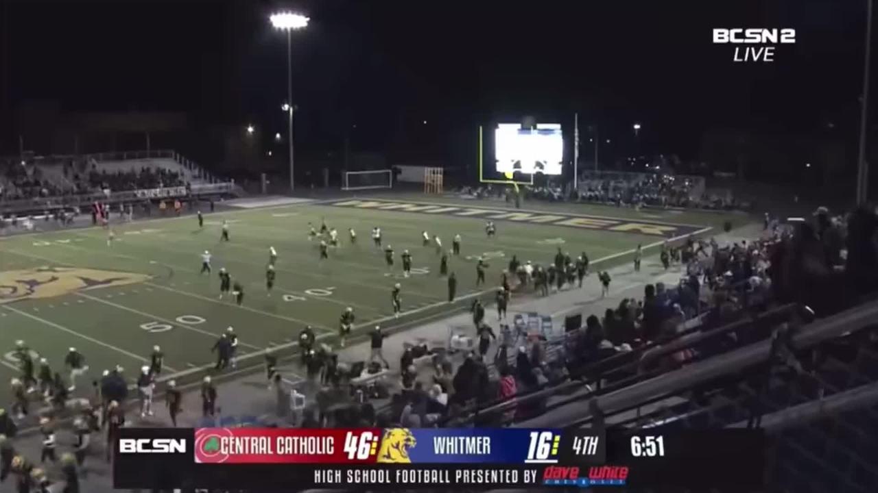 Football Game Interrupted by Shooting