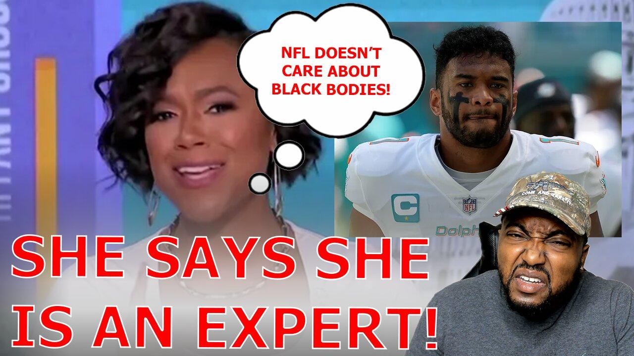 Tiffany Cross RIPS NFL As RACIST After Tua Tagovailoa Injury because He's BLACK, But He's NOT BLACK!