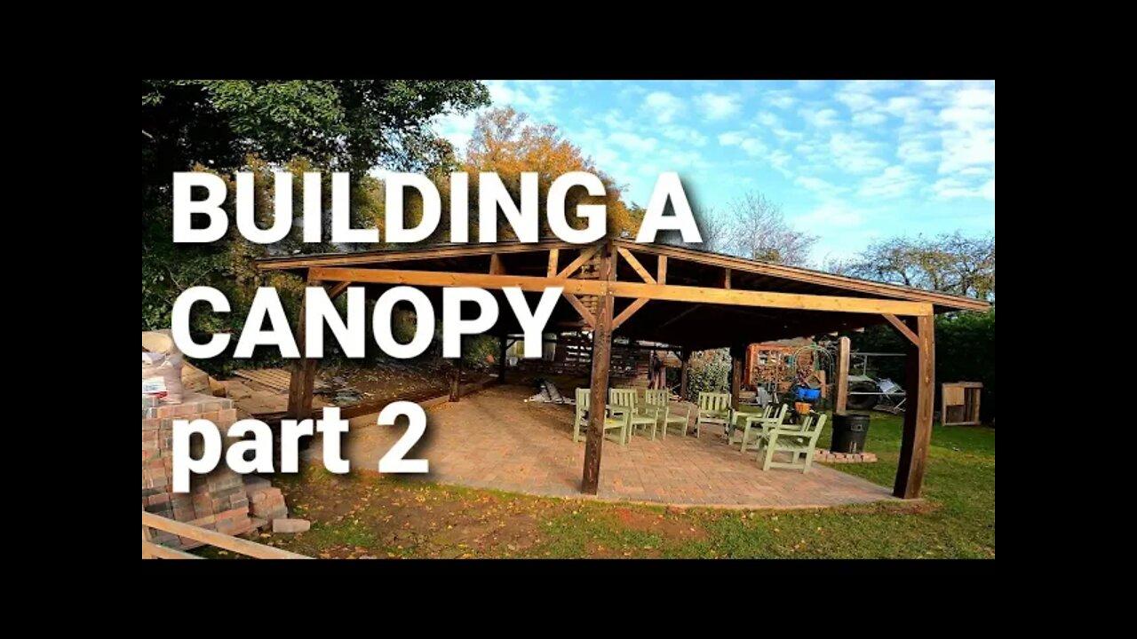 BUILDING A CANOPY PART 2/3 | DIY GARDEN WEDDING