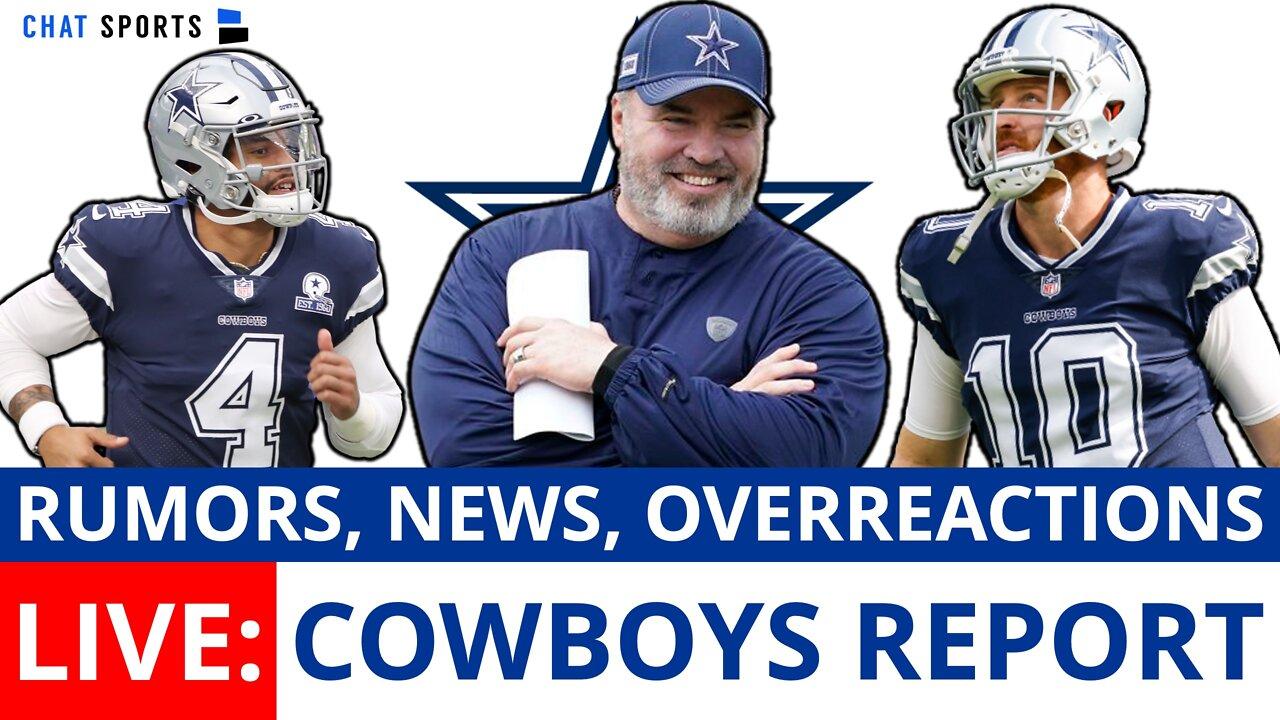Cowboys Report Live: News & Rumors On Cooper Rush, Dak Prescott, Mike McCarthy + Eagles Preview