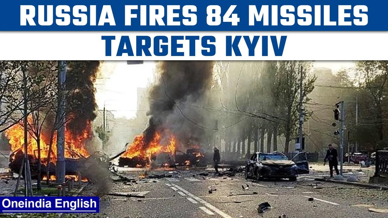 Russia fires 84 missiles towards Ukraine, targets capital Kyiv | Oneindia News *News