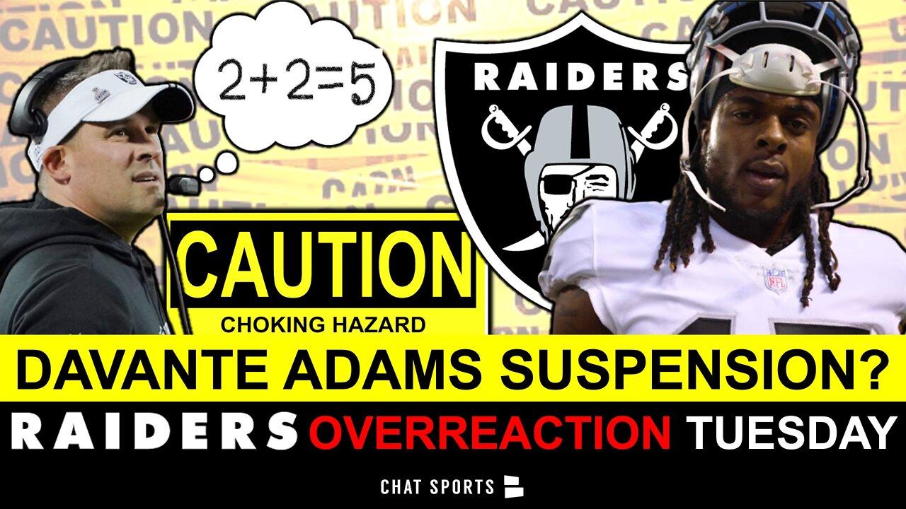 Raiders WR facing suspension after a police report was filed against him