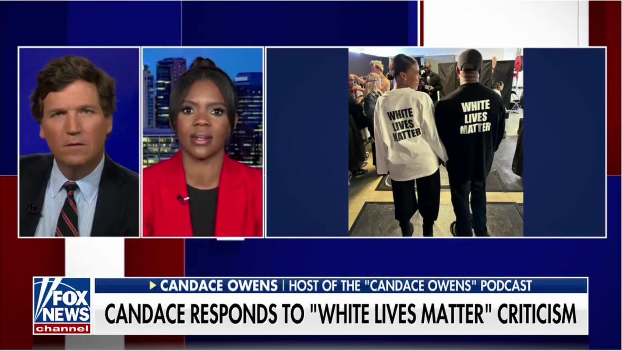 Tucker Carlson: Candace Owens responds to 'White Lives Matter' shirt backlash