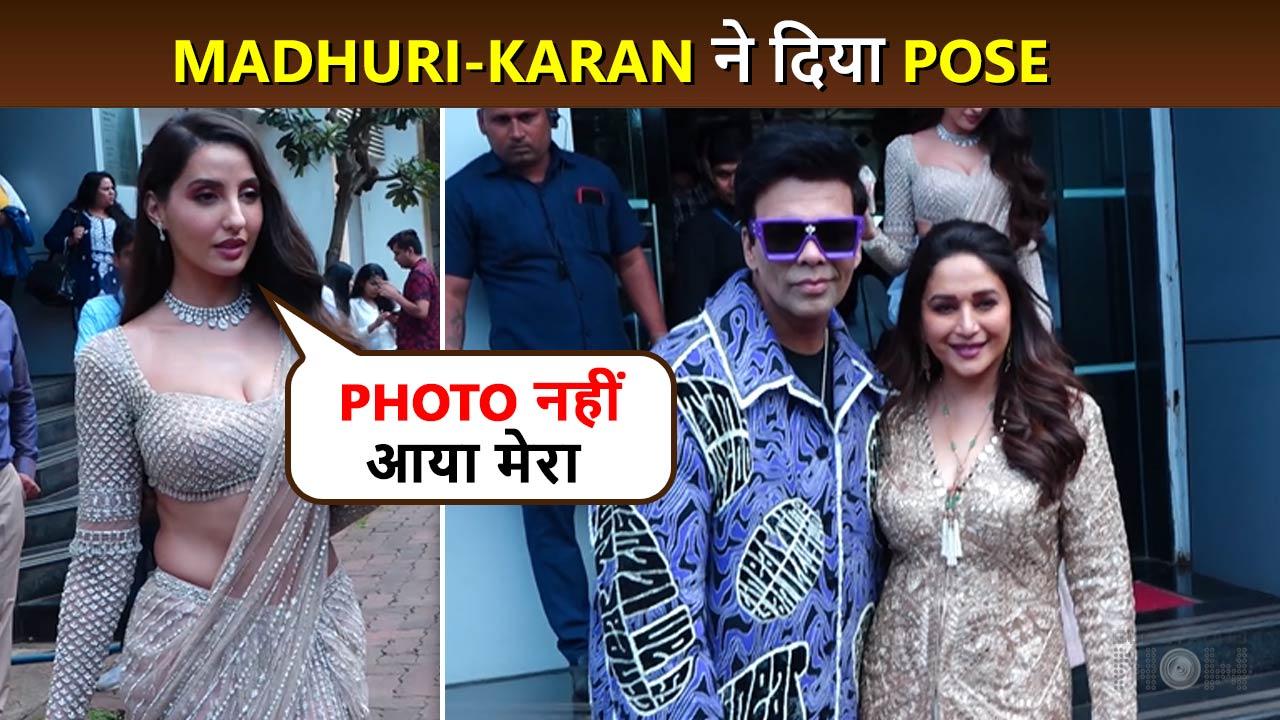 Nora Flaunts Her Indian Look | Madhuri, Karan Pose Together | JDJ 10