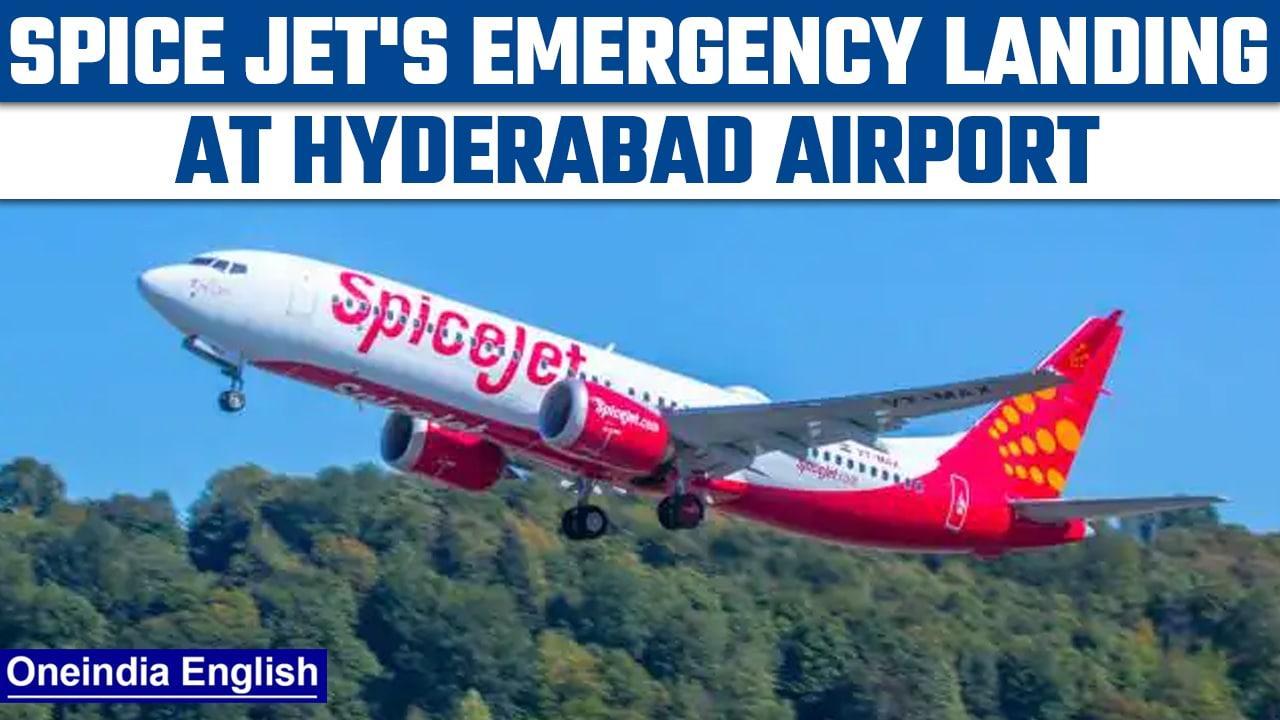 Spice Jet makes emergency landing at Hyderabad airport after smoke in cabin | Oneindia news * news