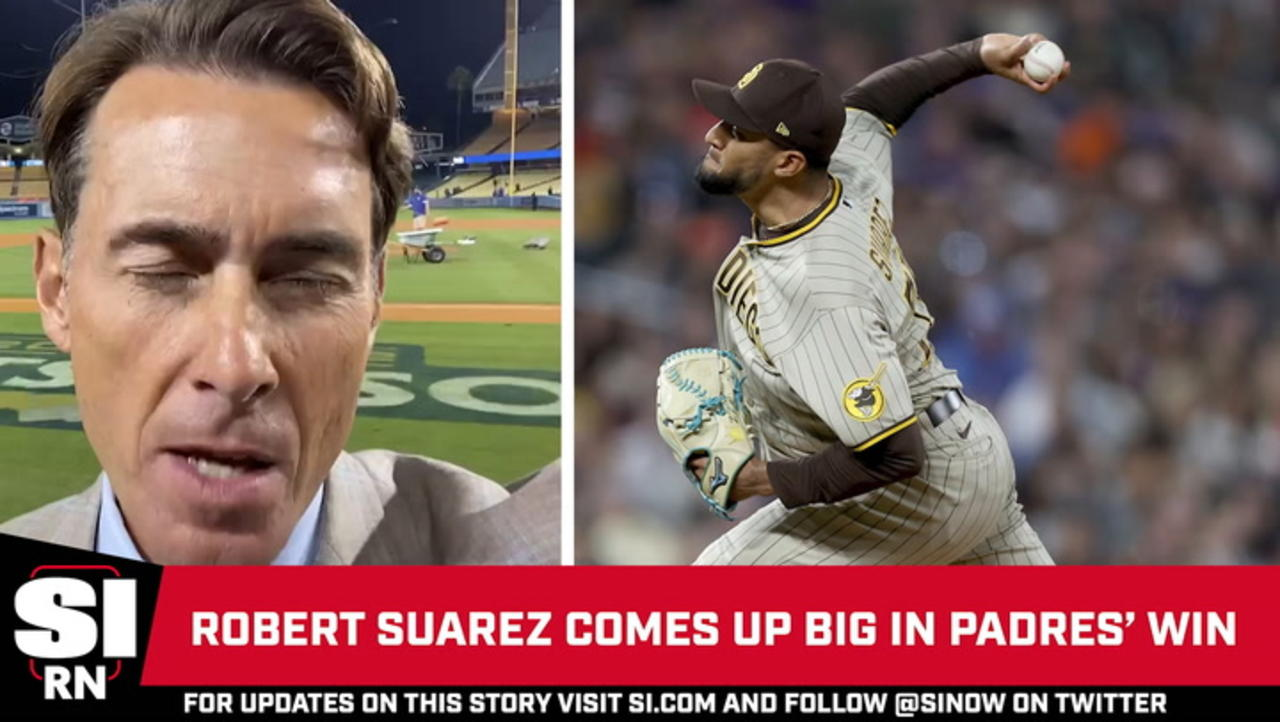 Robert Suarez Comes Up Big in Padres' Win