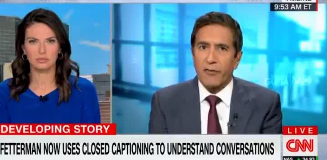 CNN’s Dr. Sanjay Gupta on Fetterman’s Disastrous NBC Interview: “He Sounded Like