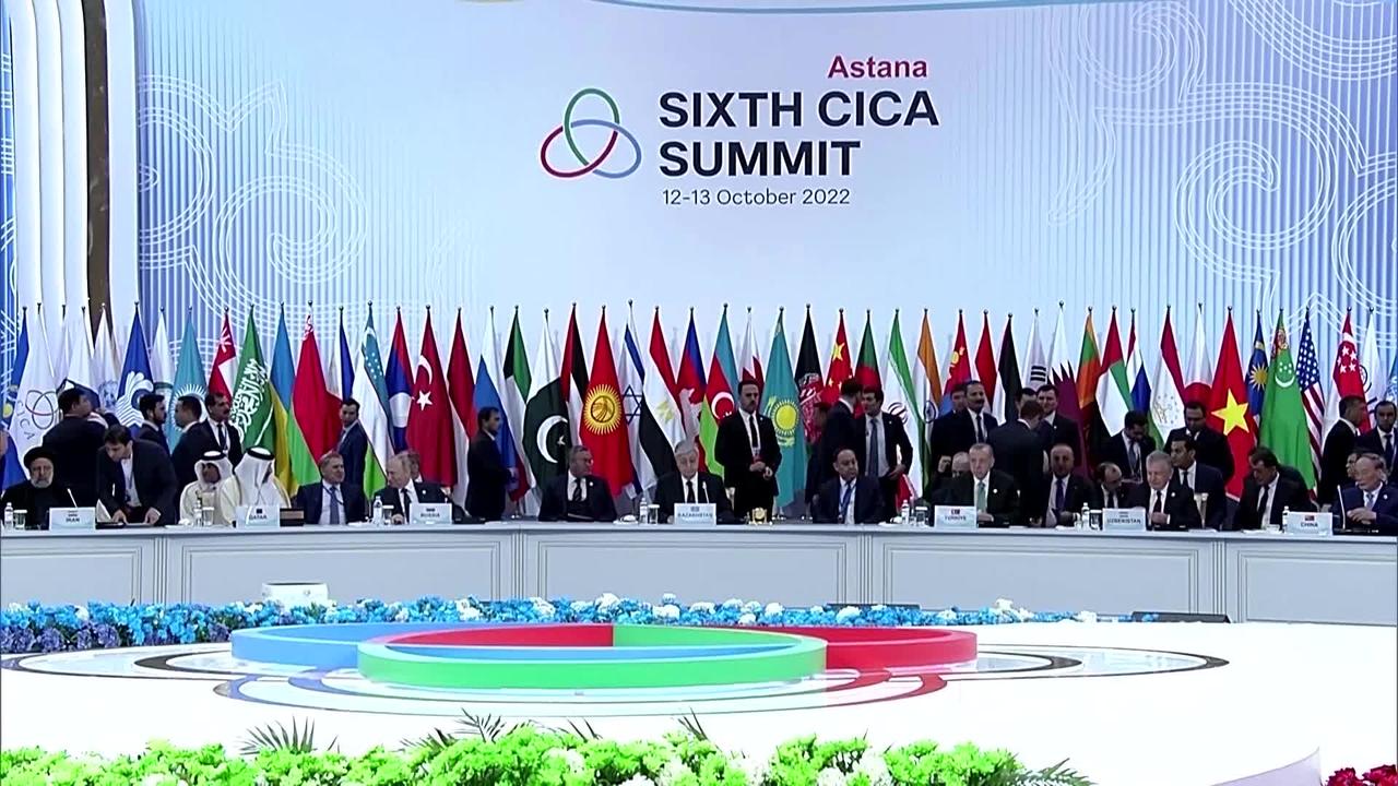 Putin meets regional leaders in trip to Kazakhstan