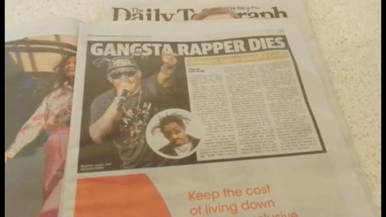 Symbolic ad next to Coolio death report seems to hint at possible cause