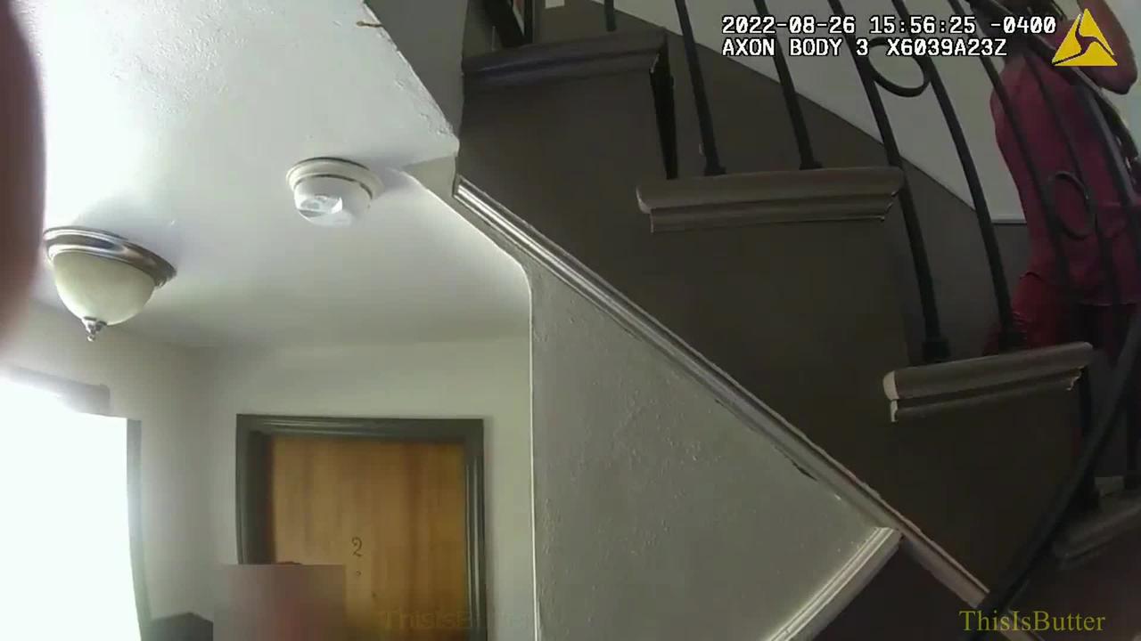Body camera footage shows moment police heard what sounds like gunshots at Oakley apartment