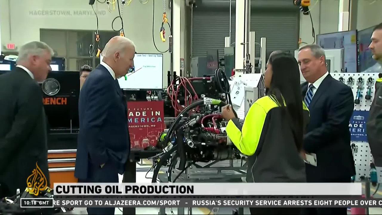 Biden vows ‘consequences’ for Saudi Arabia after oil output cuts