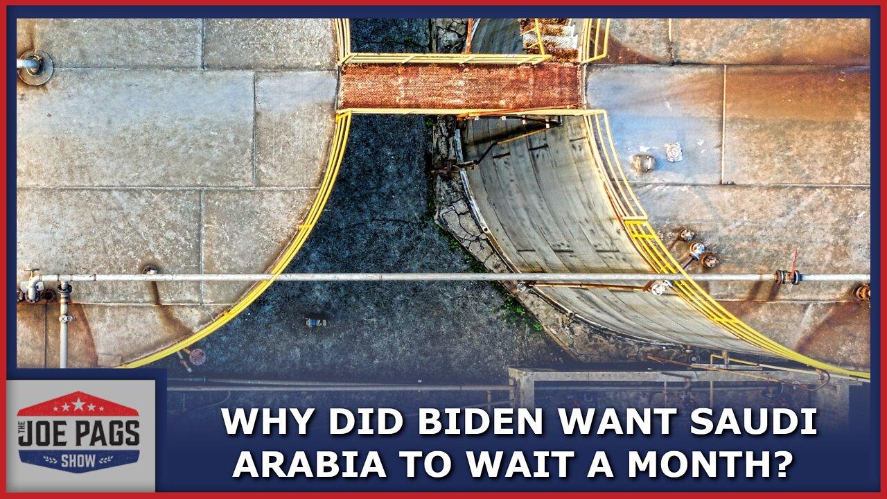 Biden Tried to Get Saudi Arabia to Help Dems in the Midterms!