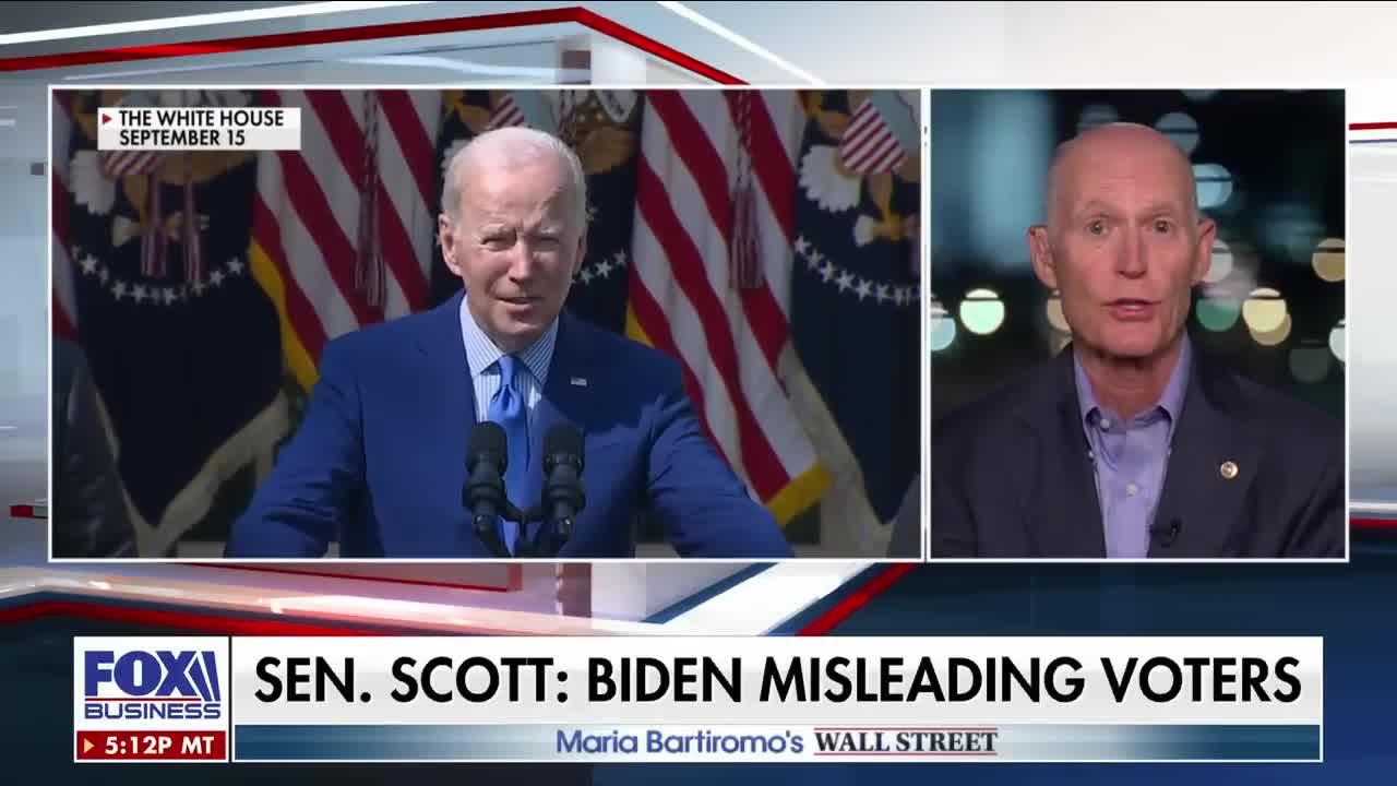 Sen Rick Scott: Biden is misleading voters