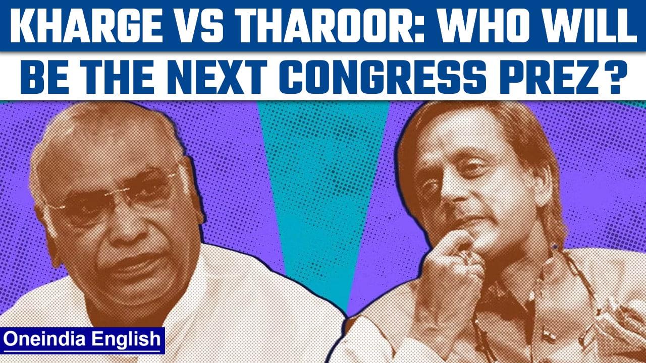 Congress Presidential Polls: Kharge and Tharoor to battle it out today | Oneindia News *Politics