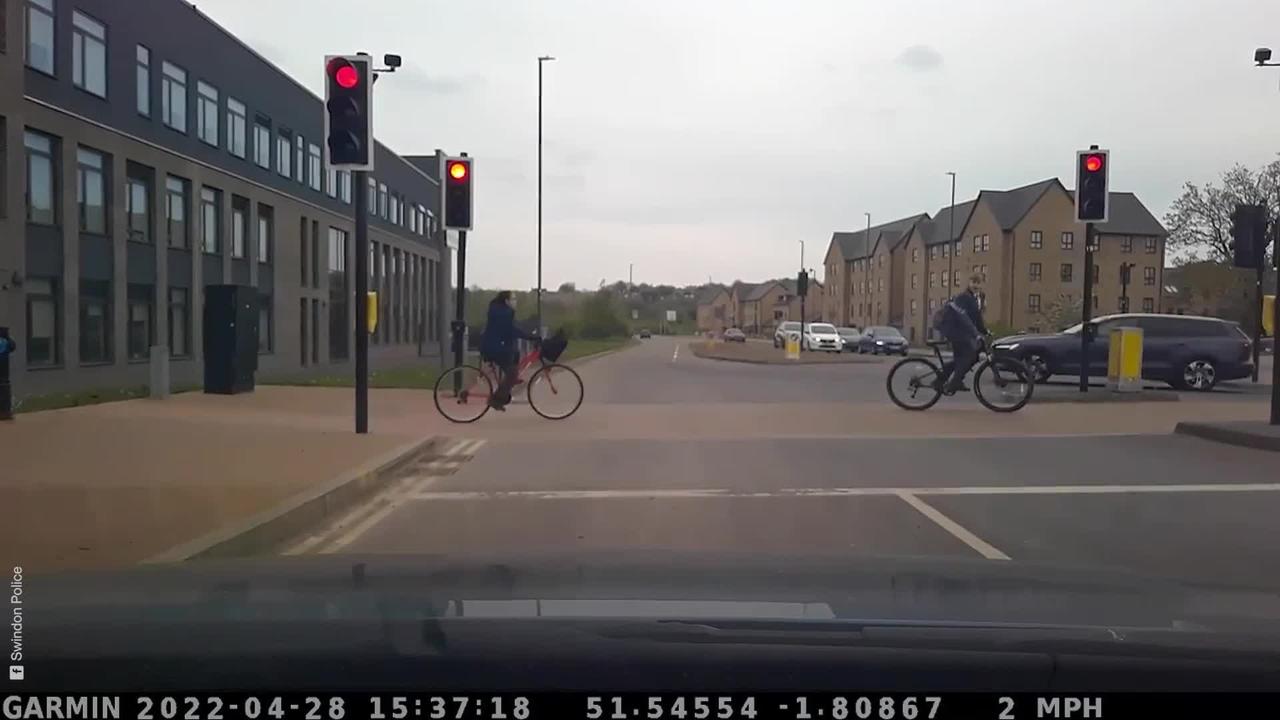 Sports car driver fined for jumping red light and narrowly missing boy on bike