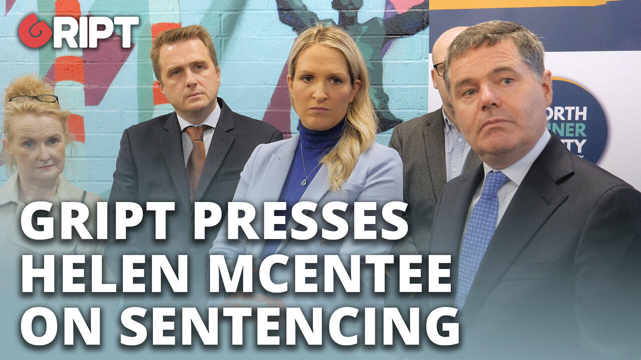 "How can you say that you're serious?" Gript presses McEntee on sentencing