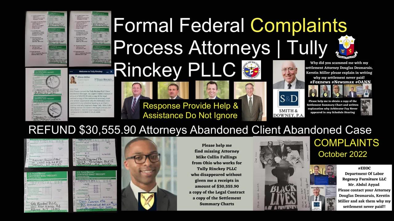 Michael C. Fallings Esq AVVO -Formal Federal Complaints Process Attorneys | Tully Rinckey PLLC - Stephanie Rapp Tully - Cheri L.