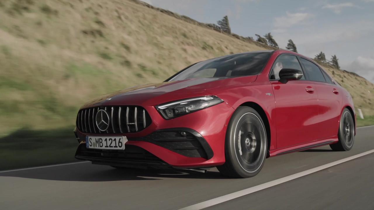 The new Mercedes-AMG A 35 Driving Video