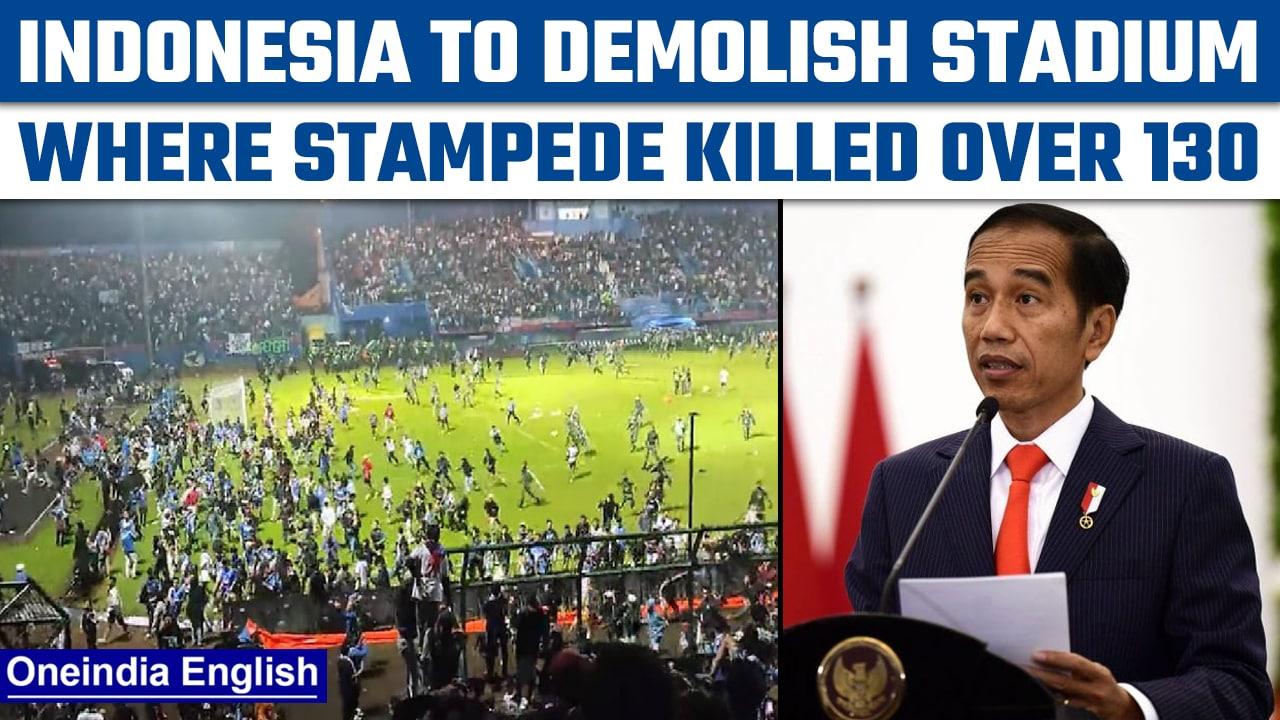 Indonesia to demolish Kanjuruhan football stadium where stampede killed over 130| Oneindia News*News