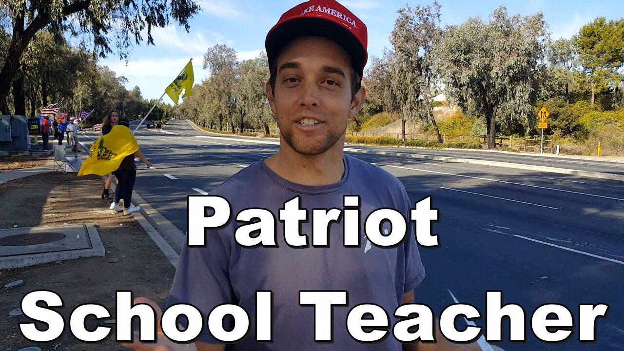 Conservative Patriot School Teacher Rises Above in Commiefornia