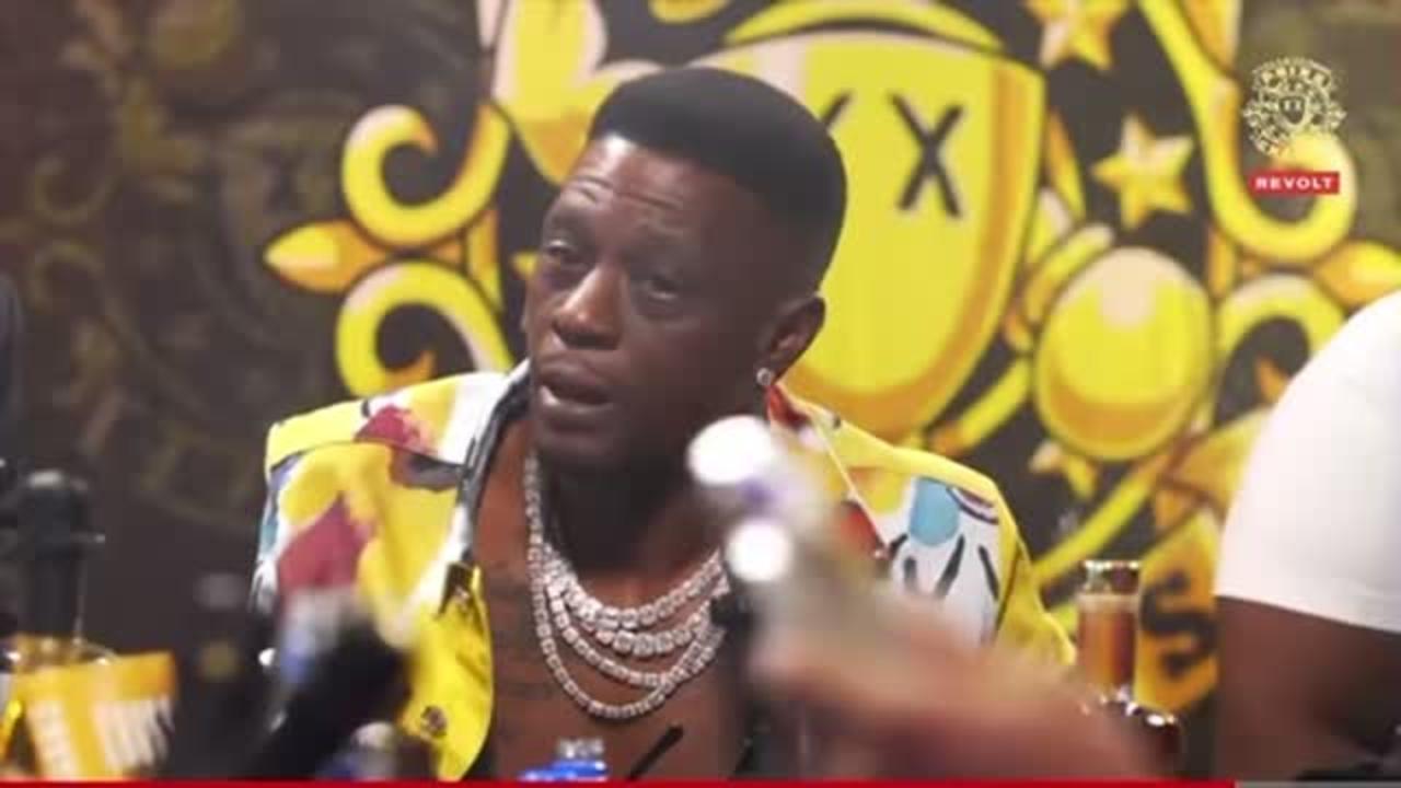 Boosie on Drink Champs Show Perfume Cologne