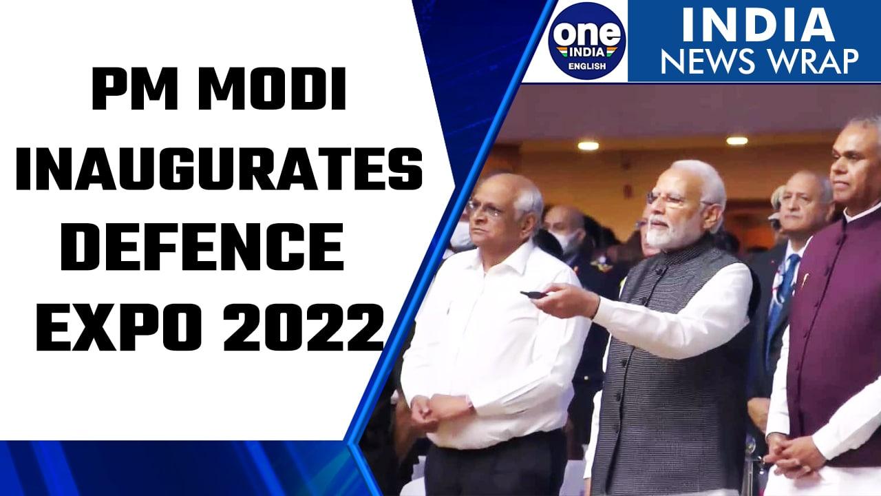 DefExpo 2022: PM Modi inaugurates 12th edition of Defence Expo in Gandhinagar | Oneindia News*News