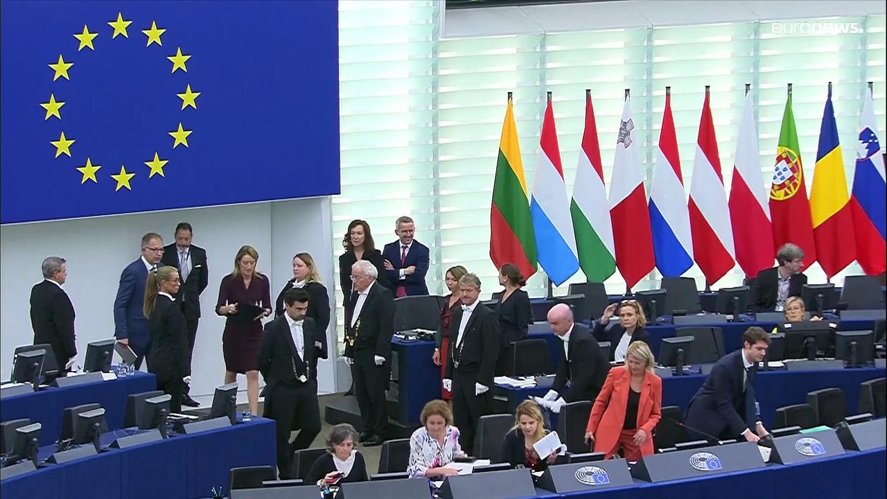 MEPs award Ukraine's 'brave people' and President Zelenskyy with top human rights prize
