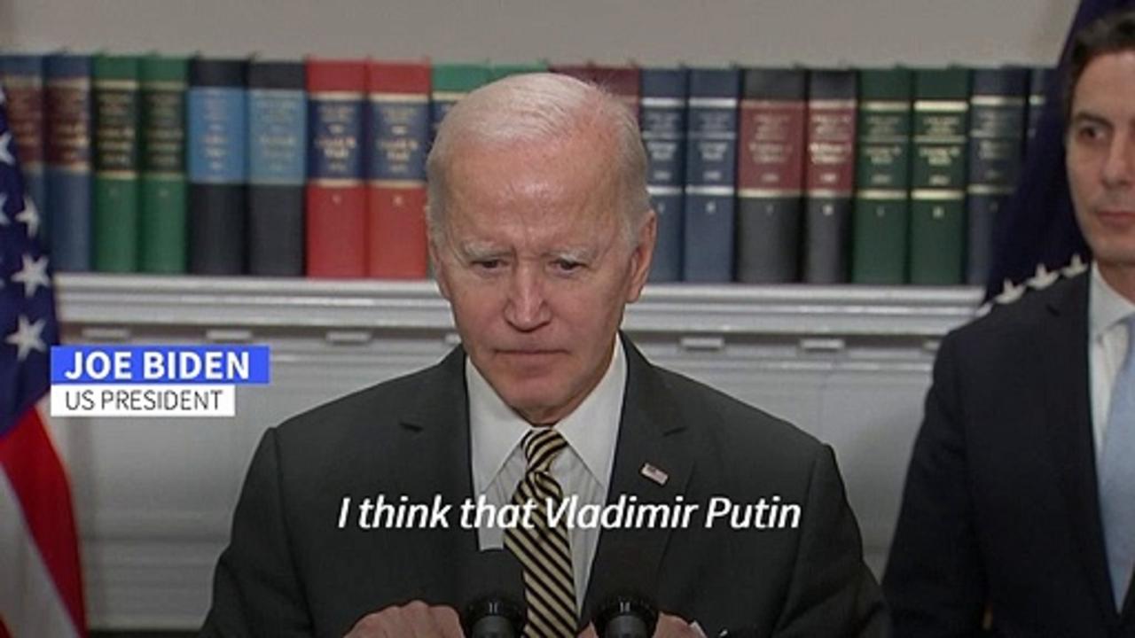Putin in 'incredibly difficult position' in Ukraine war: Biden