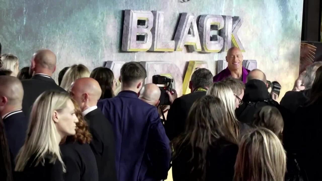 'The Rock' brings 'Black Adam' DC power to London