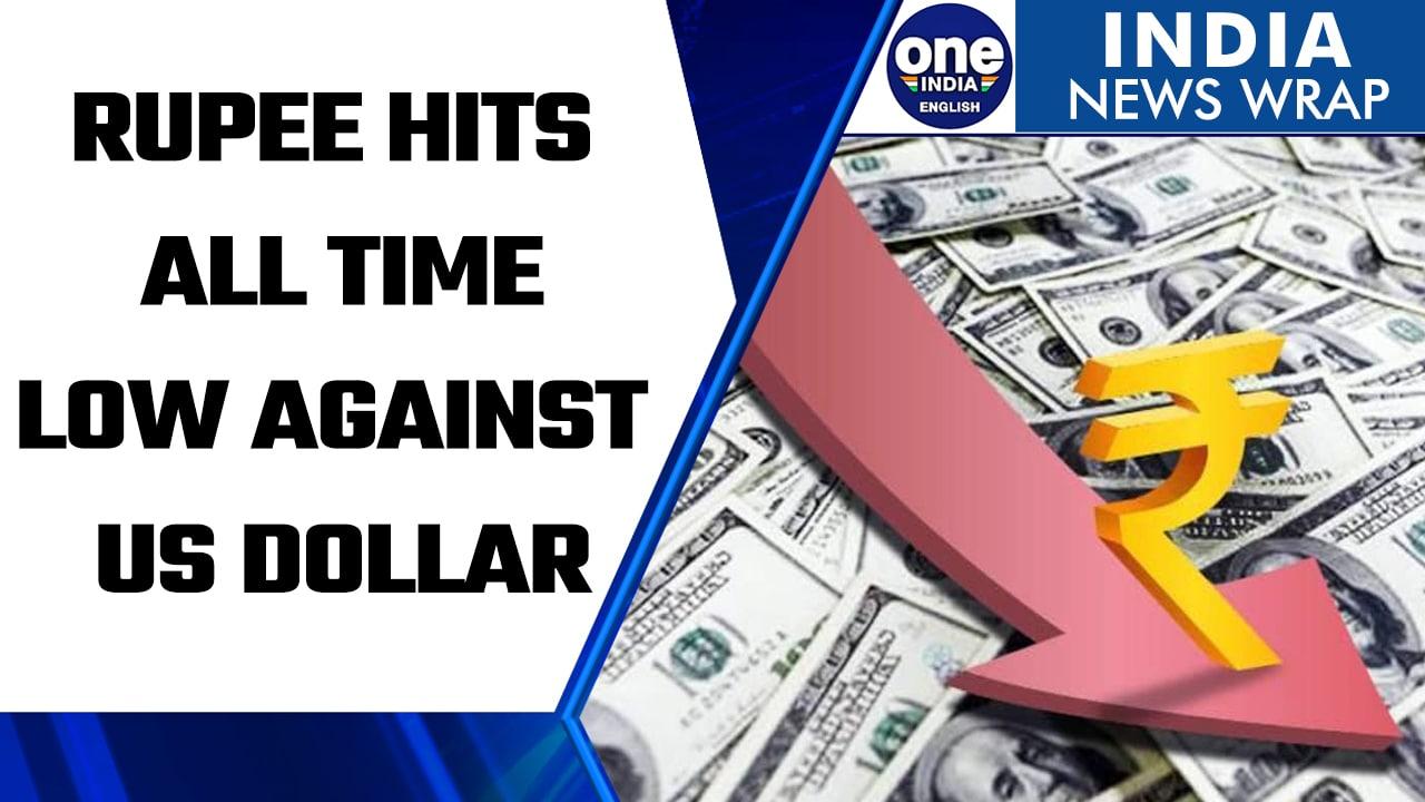 Rupee hits a new record low, drops past 83.08 per dollar for first time | Oneindia News*News
