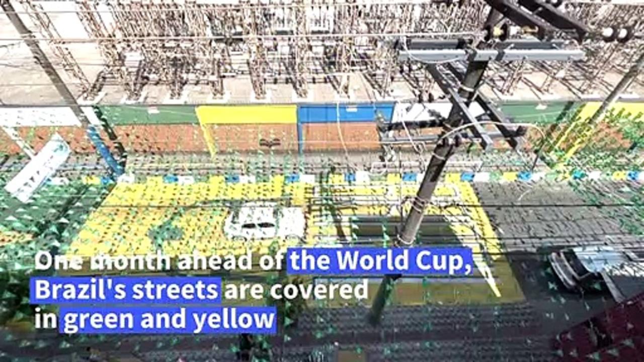 Brazilian flag colours politicized ahead of World Cup