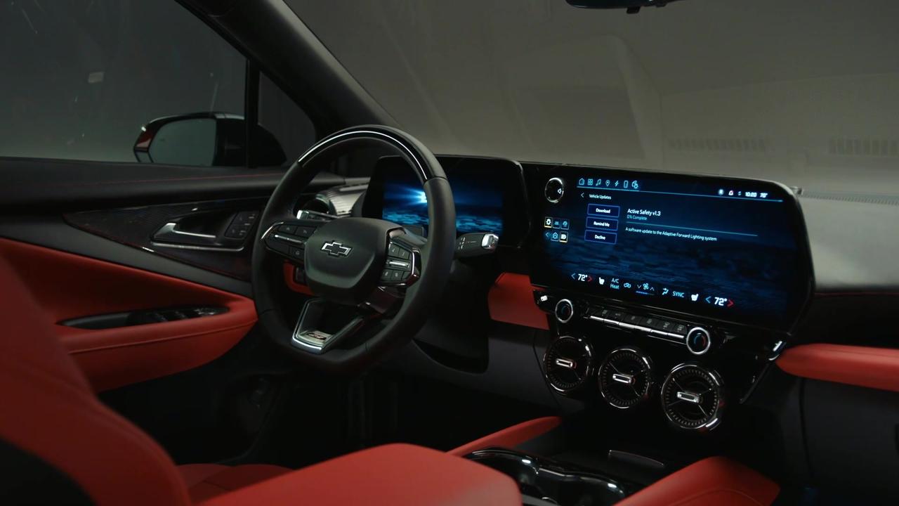 The allnew 2024 Chevrolet Blazer EV Interior One News Page VIDEO