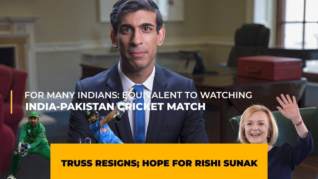 Truss Resigns; Hope For Rishi Sunak | Massive Indians Watche it Like a Cricket Match | Climax