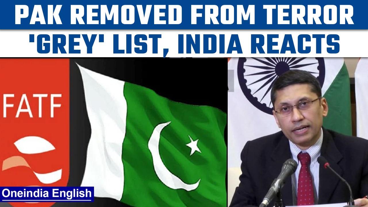 FATF removed Pakistan from grey list on terror financing, India reacts | Oneindia News*News