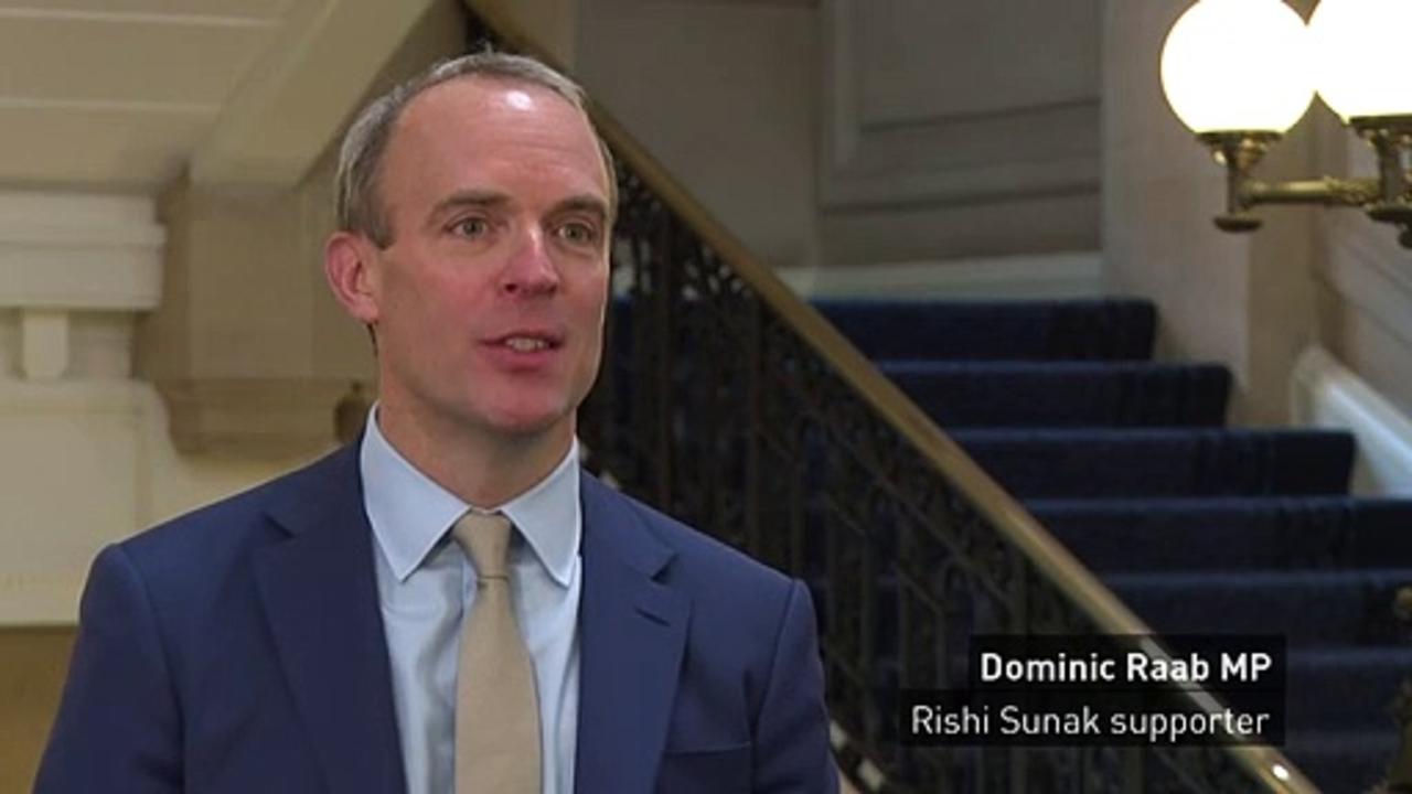 Raab: Sunak supported across UK, Johnson in conduct hearings