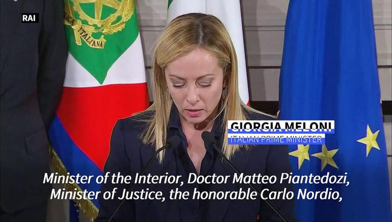 Giorgia Meloni names her new ministers
