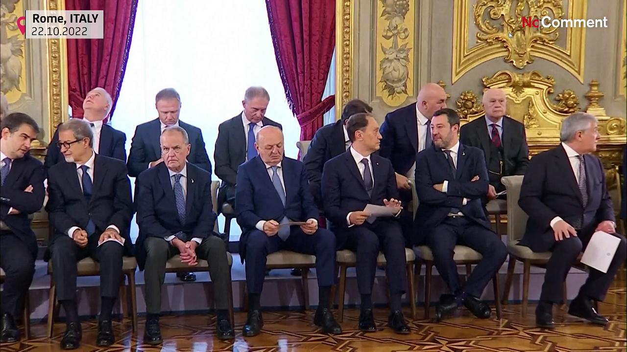 Far-right leader Giorgia Meloni sworn in as Italy’s first female prime minister