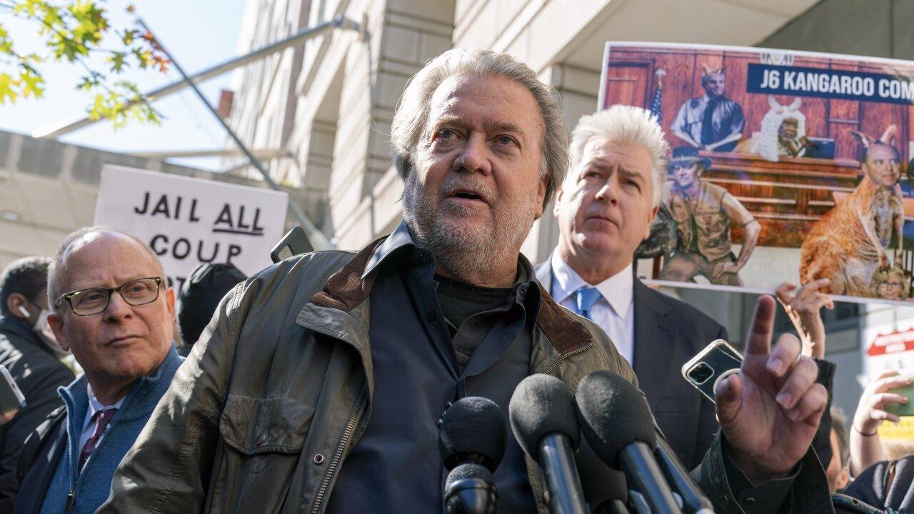 Steve Bannon Sentenced To 4 Months For Contempt Of Congress Charges