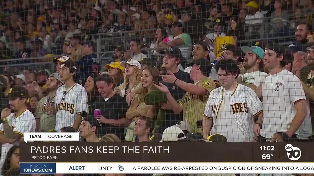 Fans fill Petco Park for NLCS Game 3 Watch Party