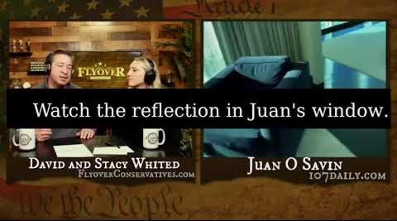 Juan O' Savin’S Reflection In A Window Is Cited By Kerry Cassidy!!!