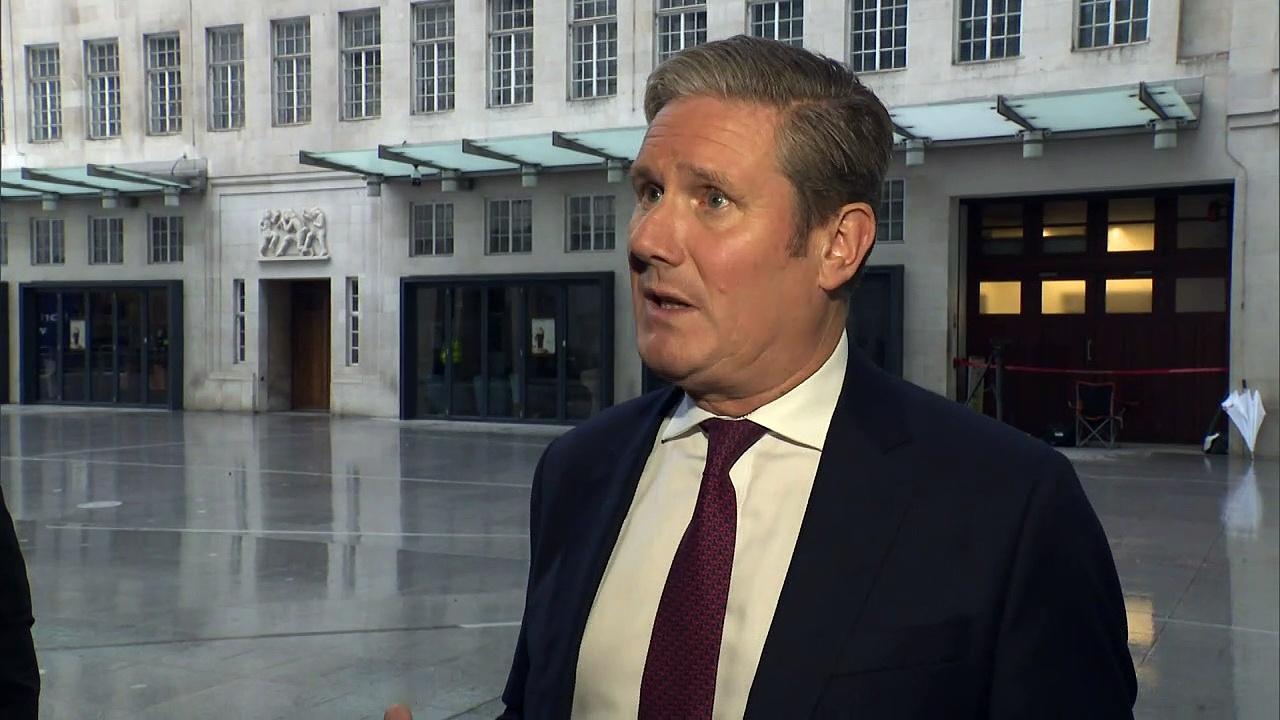 Starmer: Tories must put country first and call general elex