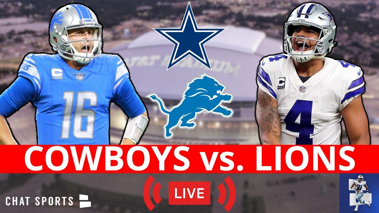 Cowboys vs. Lions Live Streaming Scoreboard, Play-By-Play