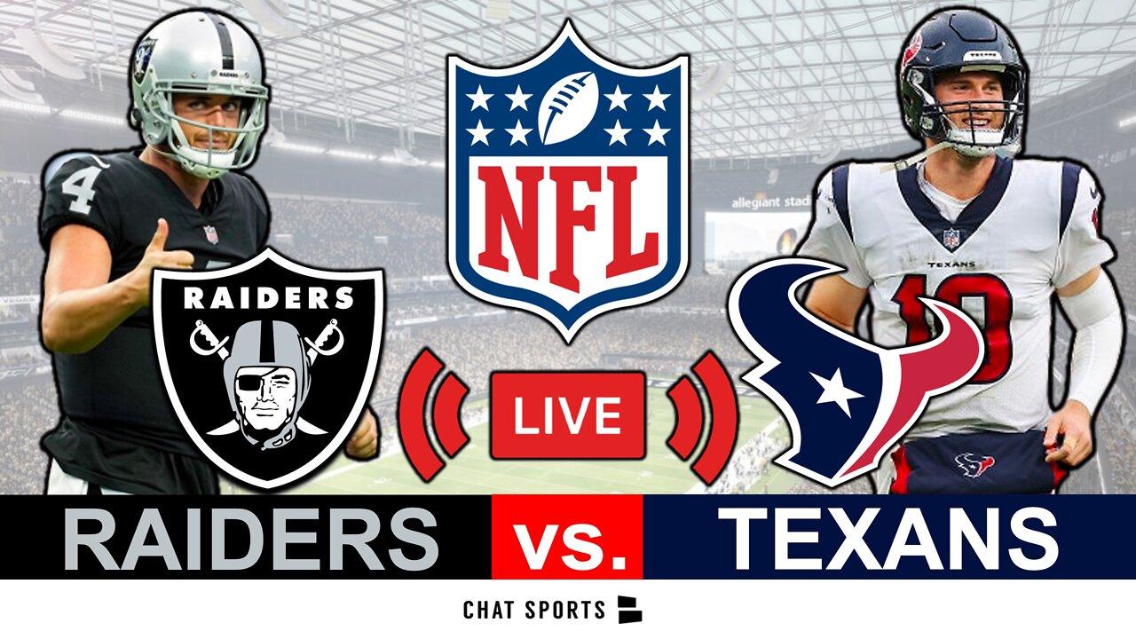 LIVE: Raiders vs. Texans Watch Party