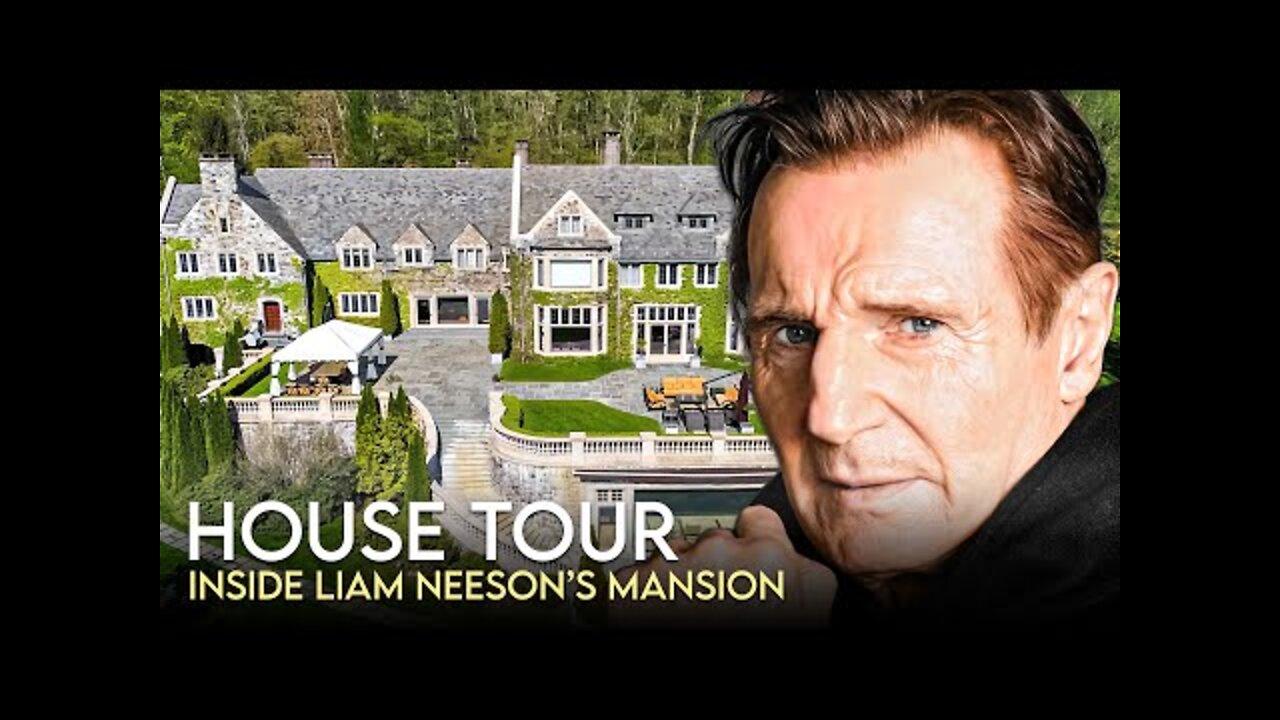 Liam Neeson | House Tour | $8 Million New York Mansion & More