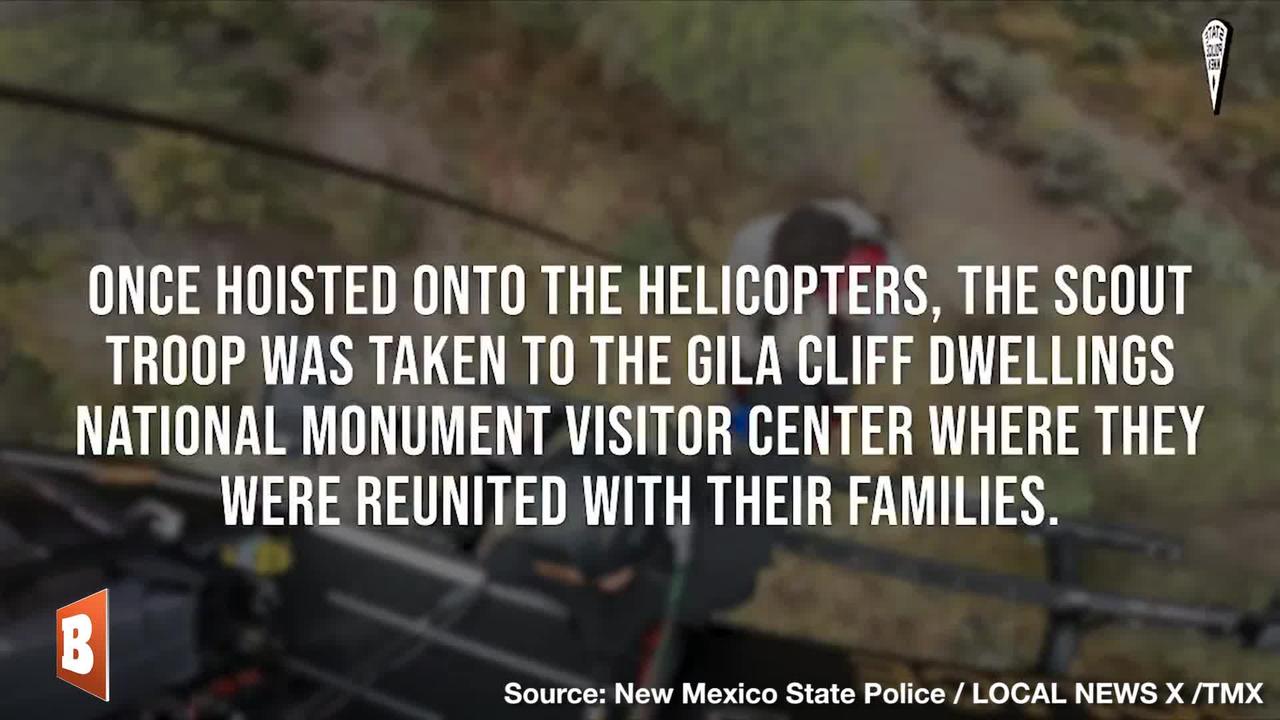 NM State Police Rescue Boy Scouts Trapped by Rising Waters