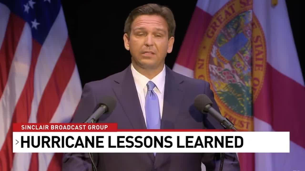 DeSantis Exposes Charlie Crist's Despicable Actions During Hurricane Ian - Hiding Out Is One Thing..