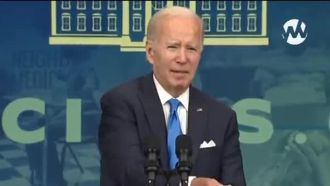 BIDEN RESPONDS TO REPORTER ABOUT TACTICAL NUCLEAR WEAPONS.
