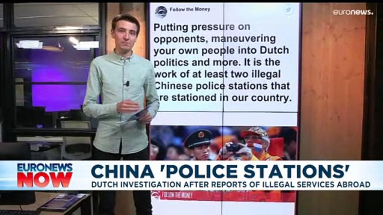 China accused of operating 'secret police stations' in the Netherlands