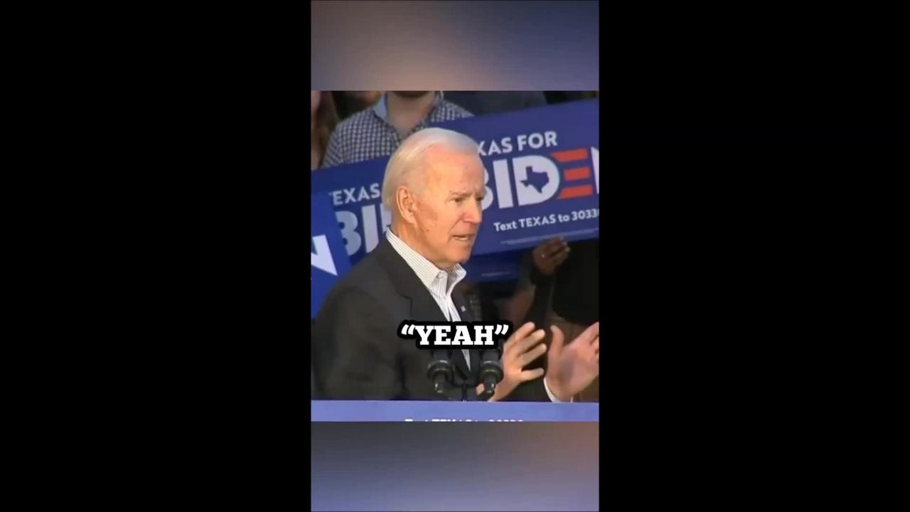 Biden Heckled at Texas Rally. Absolute Classic